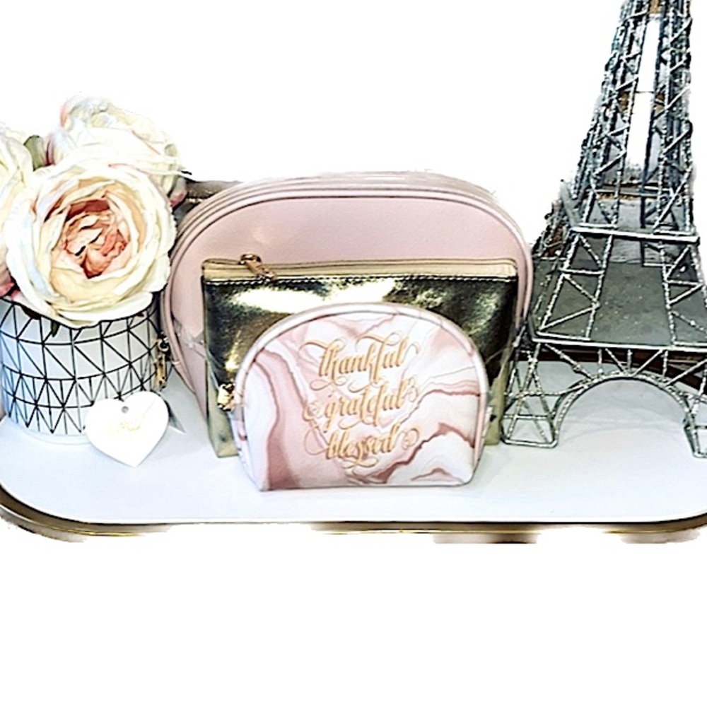 Imoshion Set of 3 Travel Makeup/Cosmetic Bags.